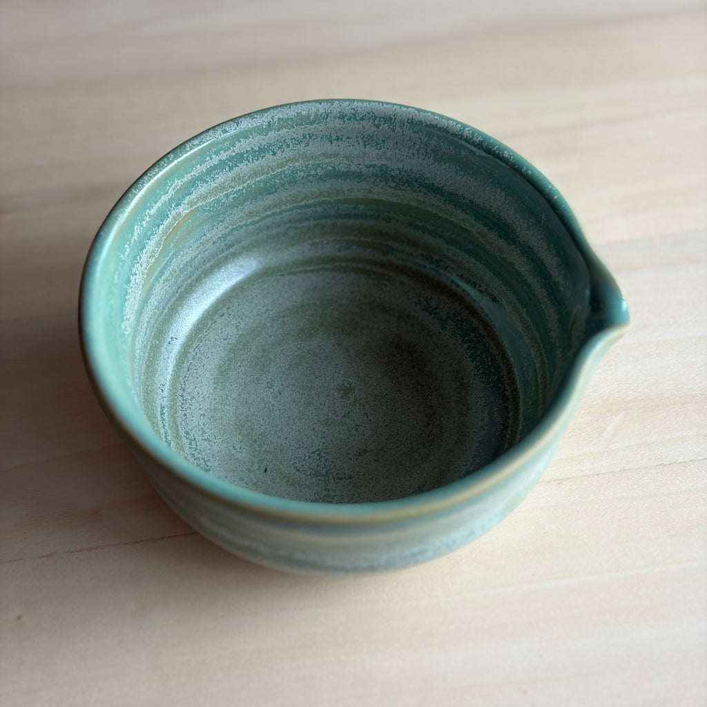 Weathered Green Matcha Bowl