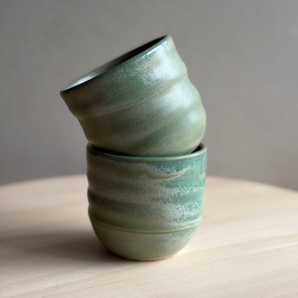 Weathered Green Cup