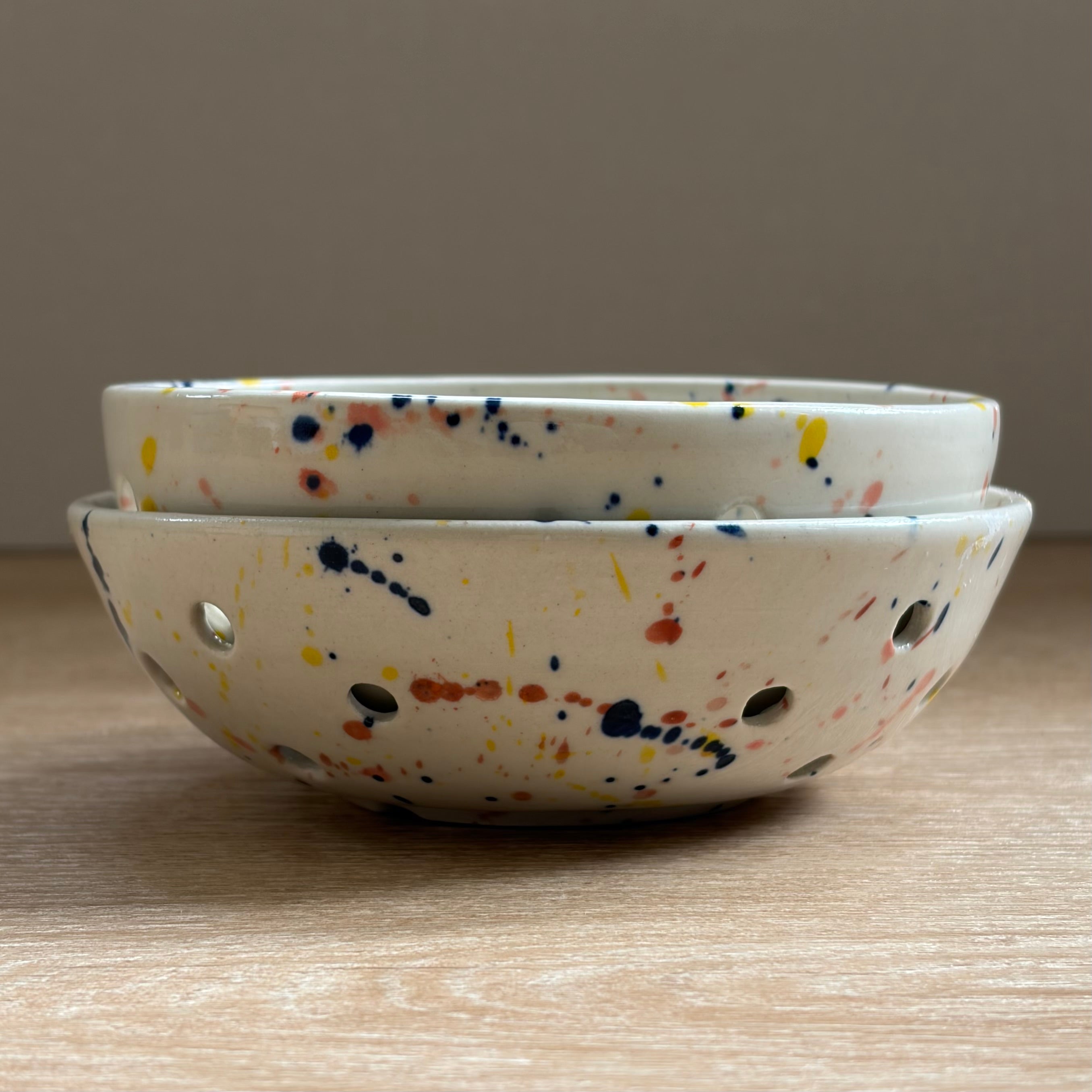 Color Splash Berry Bowls