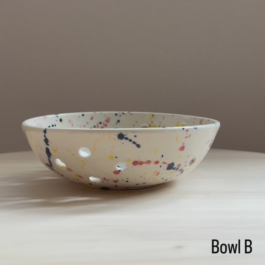 Color Splash Berry Bowls