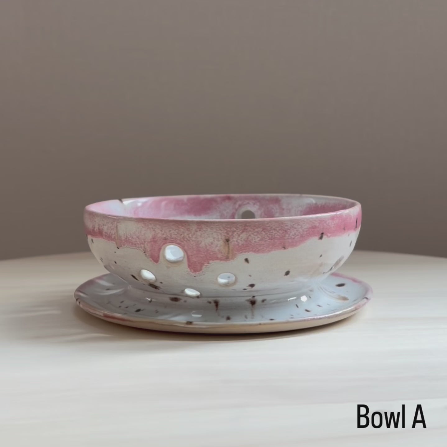 Plated Berry Bowls