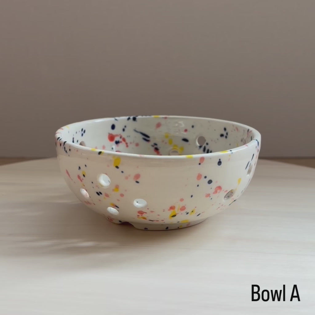 Color Splash Berry Bowls